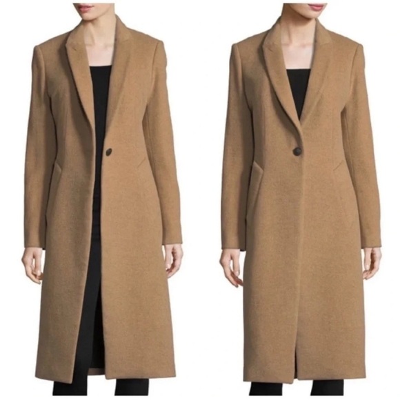 Rag & Bone Duke Long Camel Coat - Picture 3 of 13